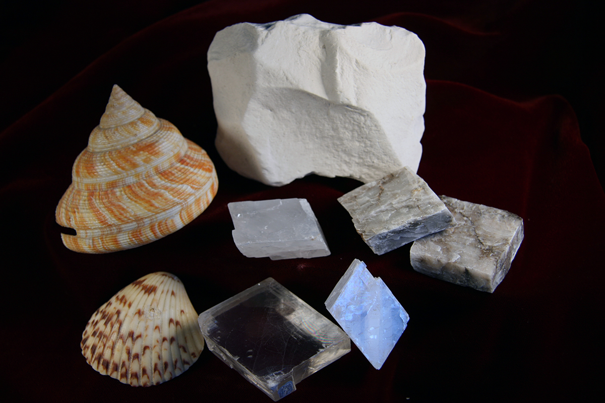 images of calcite samples