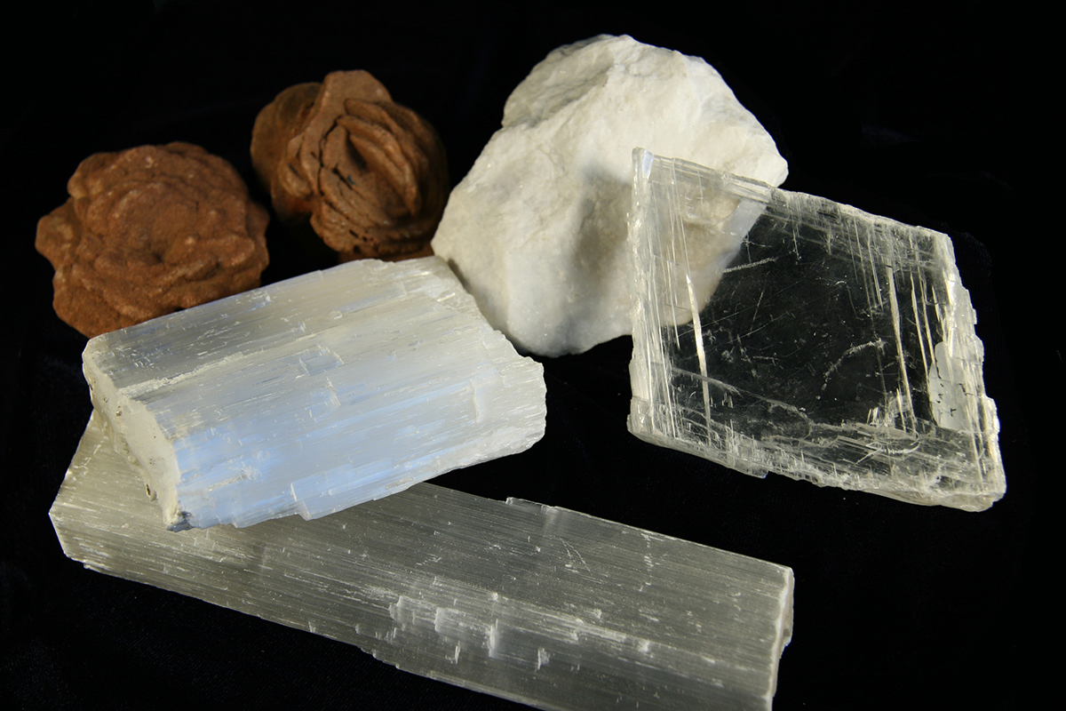 images of gypsum samples