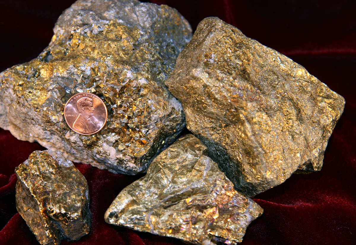 images of chalcopyrite samples